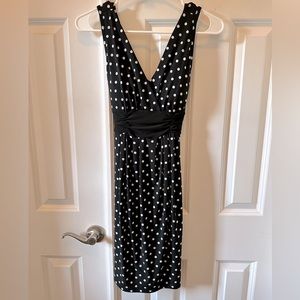Black & white polka dot dress. Short. size M.